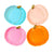 Pink, Peach, Orange & Blue Pumpkin Plates - Stesha Party