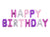 Pink & Purple Happy Birthday Balloon Banner - Stesha Party