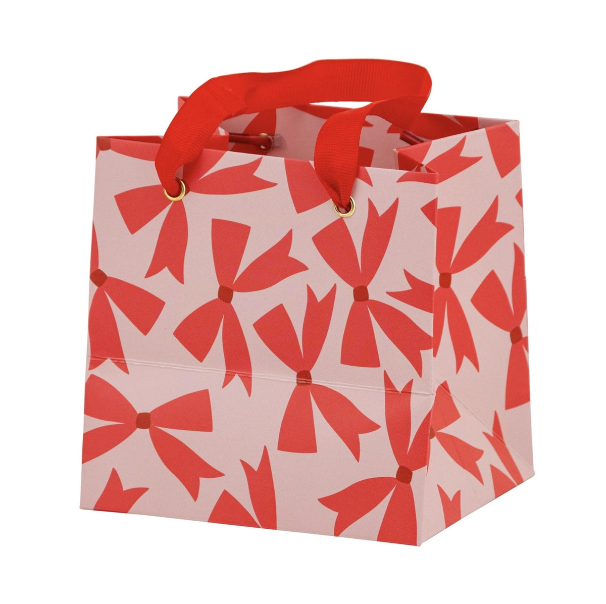 Pink &amp; Red Bow Gift Bags x6 - Stesha Party