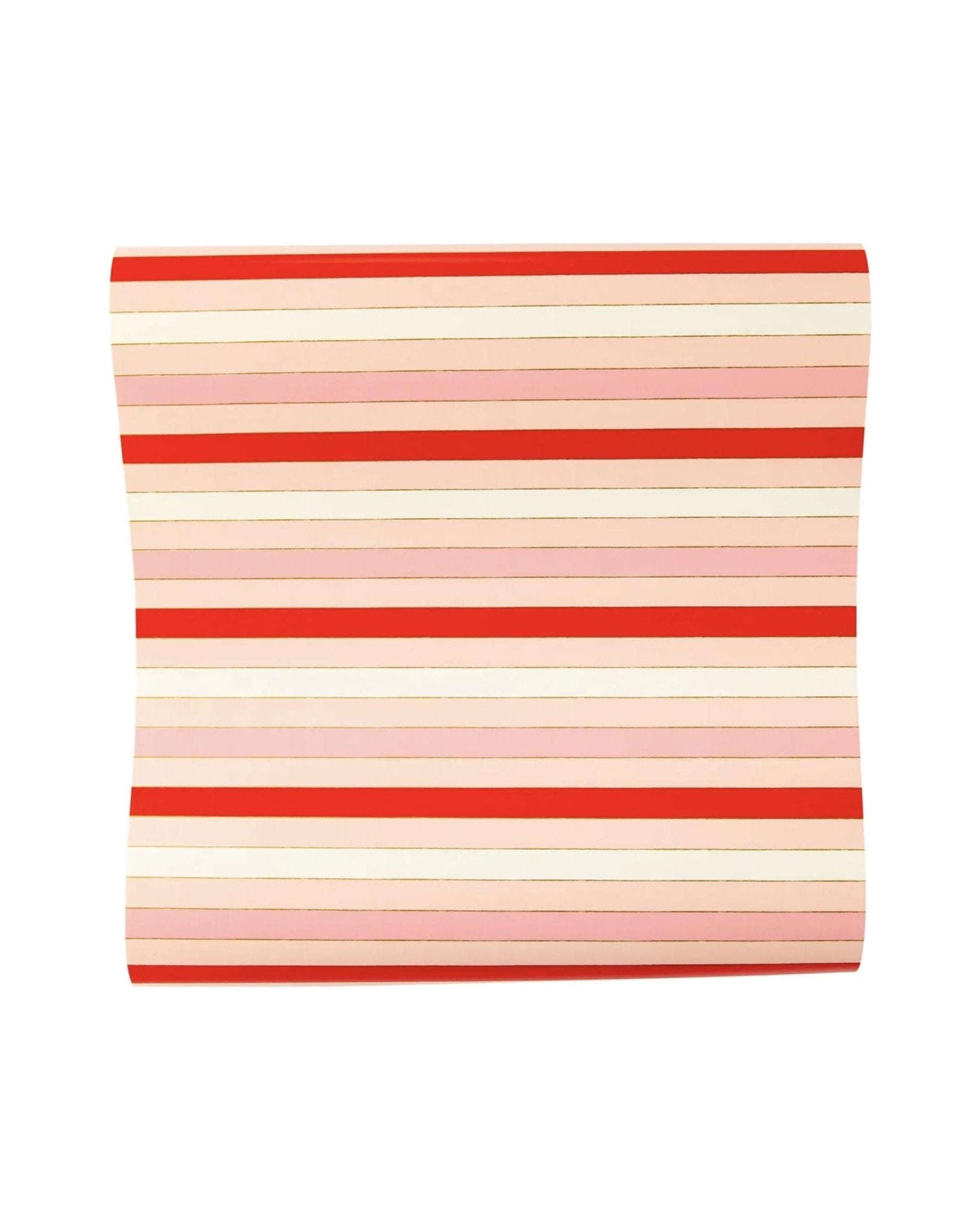 Pink & Red Striped Table Runner - Stesha Party