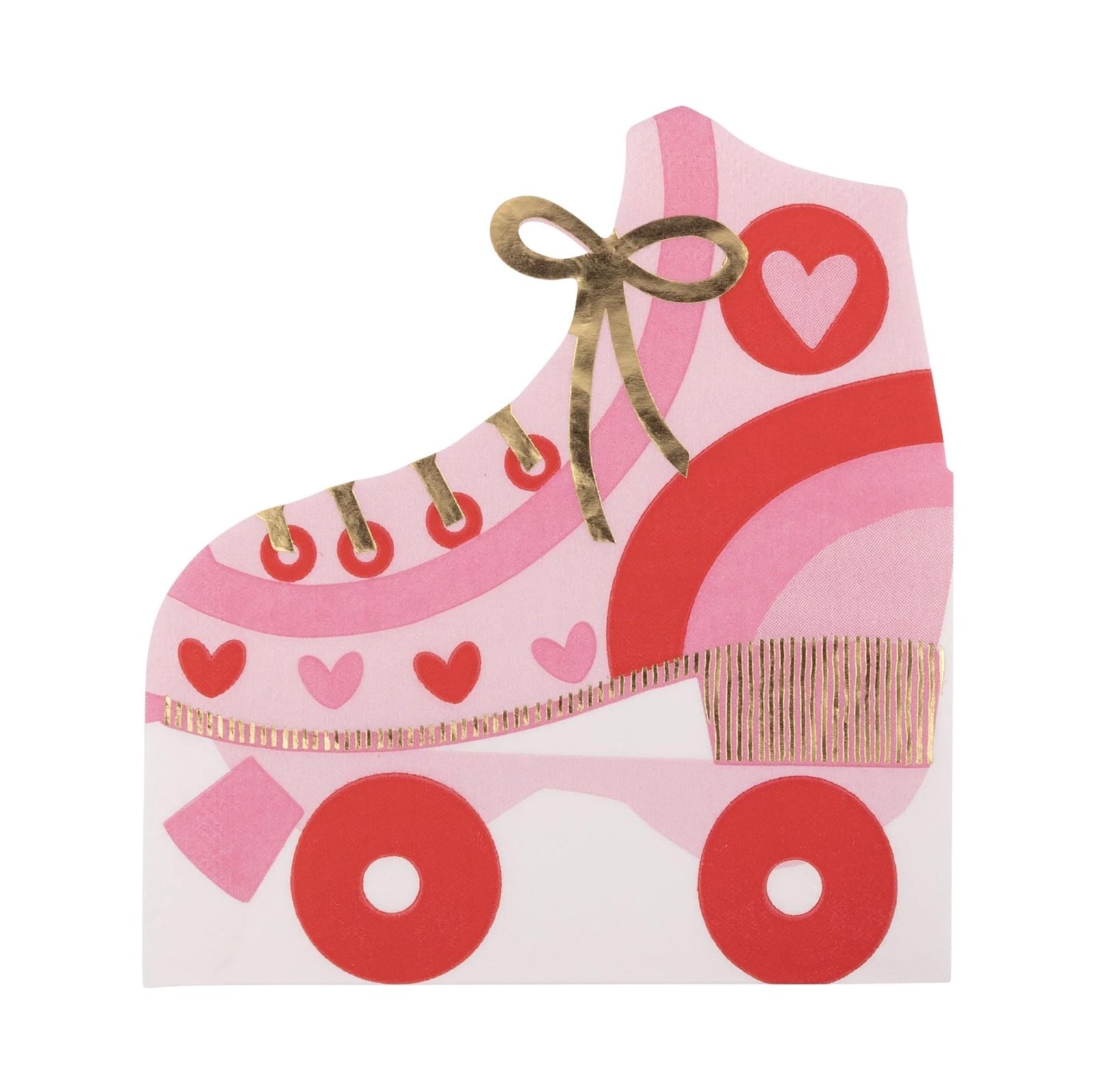 Pink Roller Skate Napkins - Stesha Party