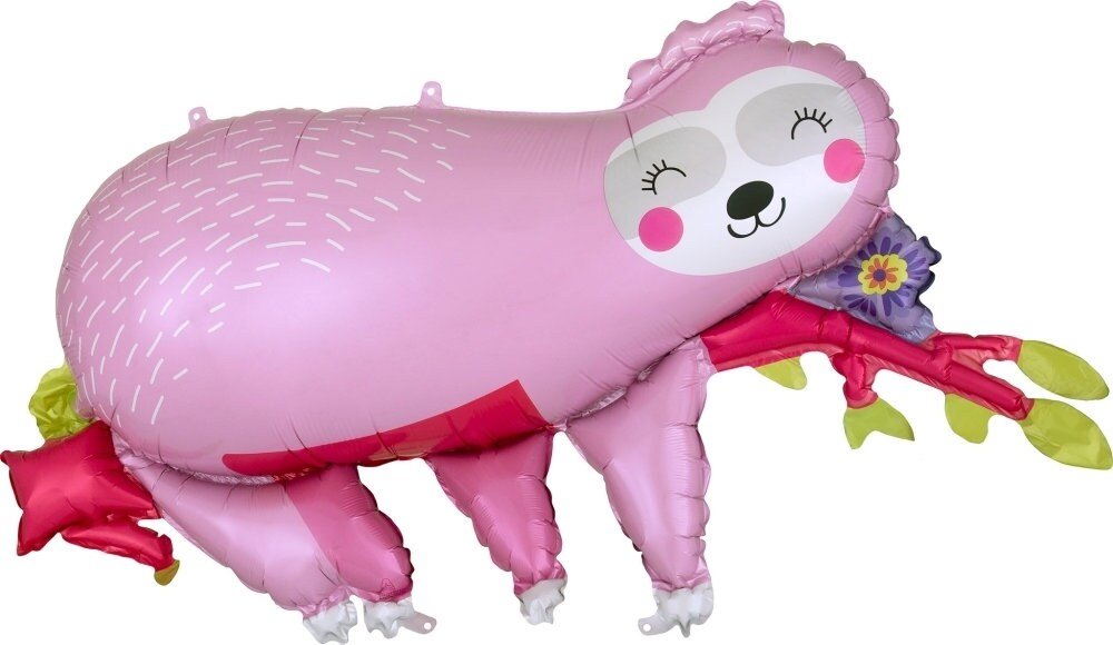 Pink Sloth Balloon - Stesha Party