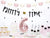 Pink & White Cat Party Banner - Stesha Party