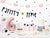 Pink & White Cat Party Banner - Stesha Party