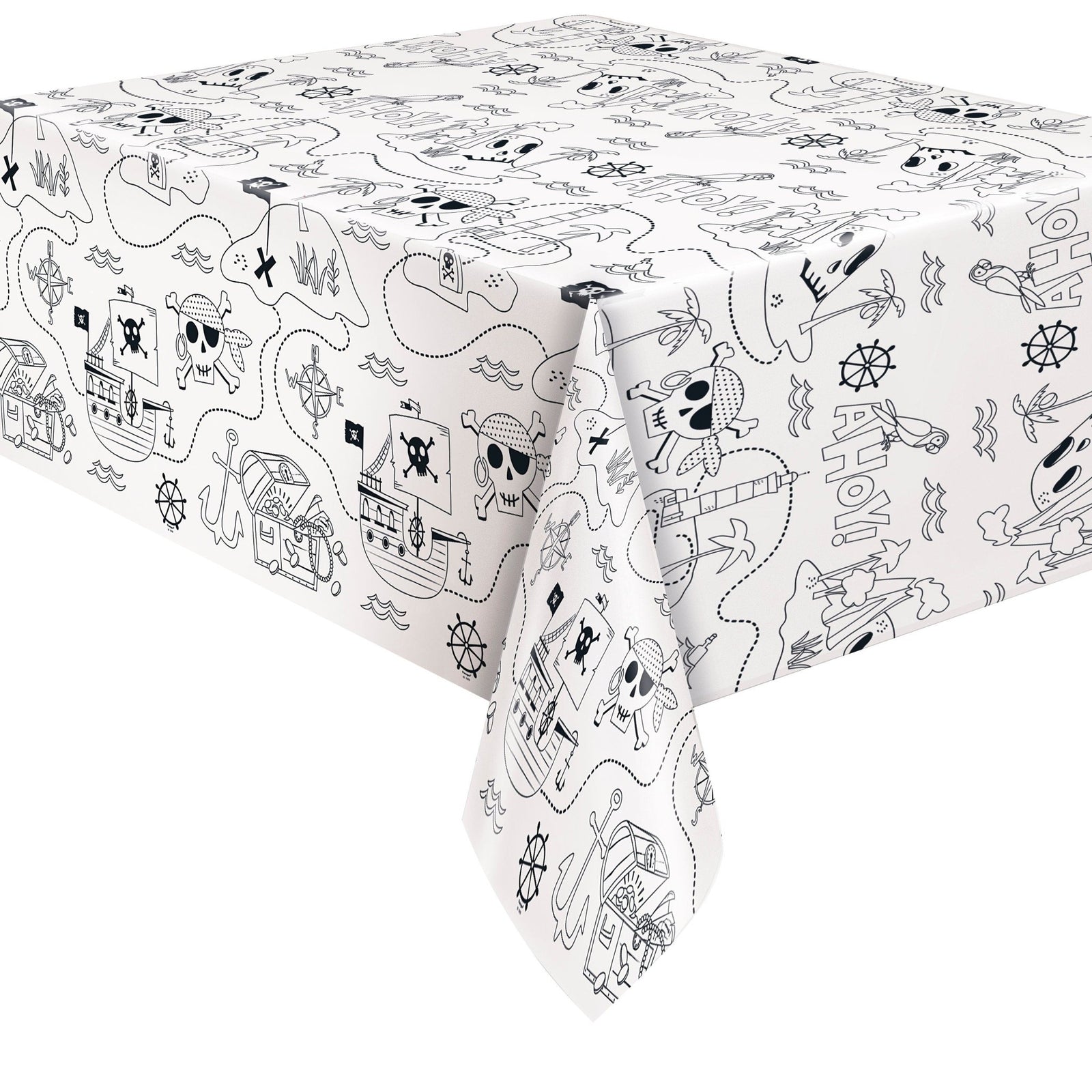 Pirate Coloring Tablecloth - Stesha Party