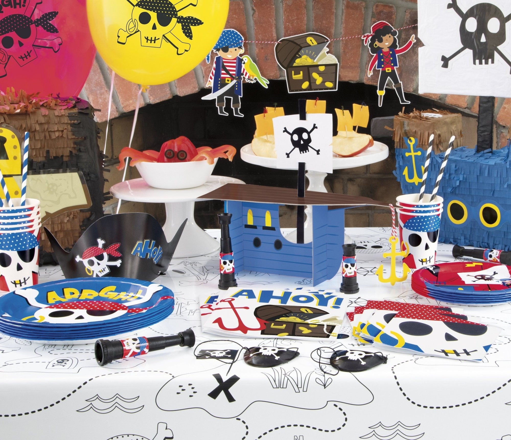 Pirate Ship Centerpiece - Stesha Party