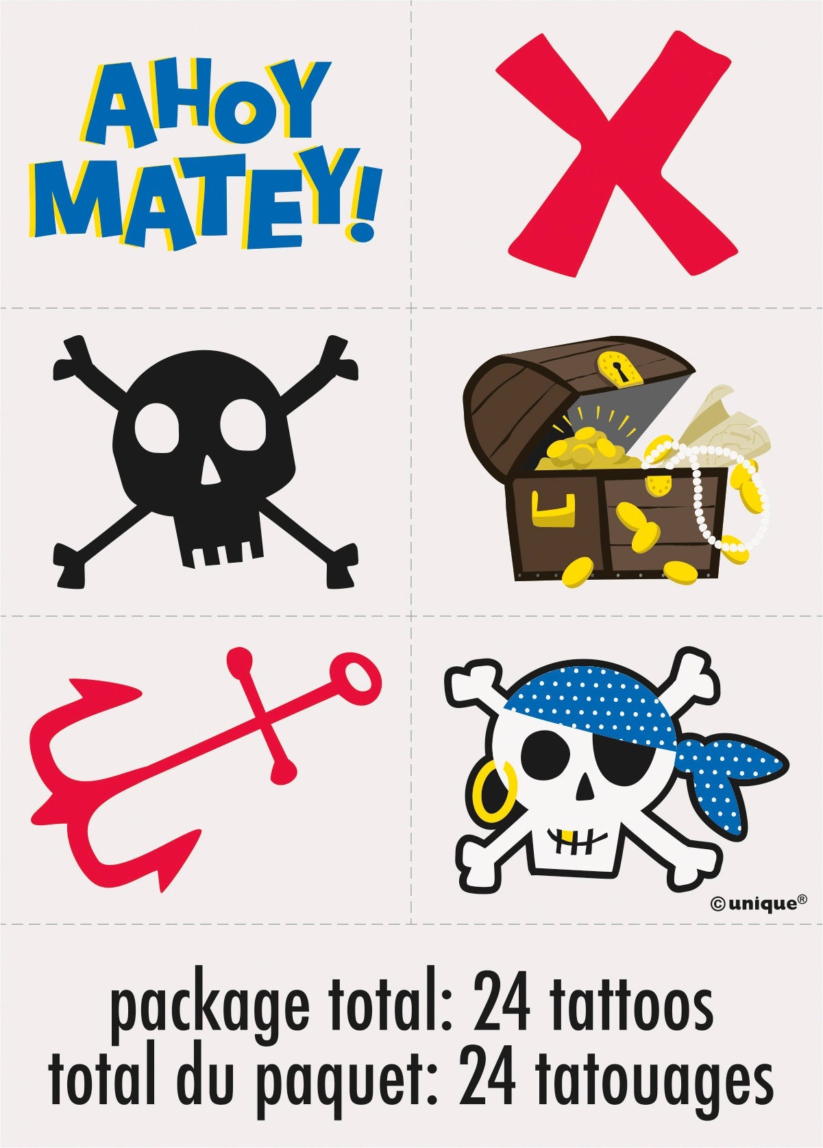 Pirate Temporary Tattoos - Stesha Party