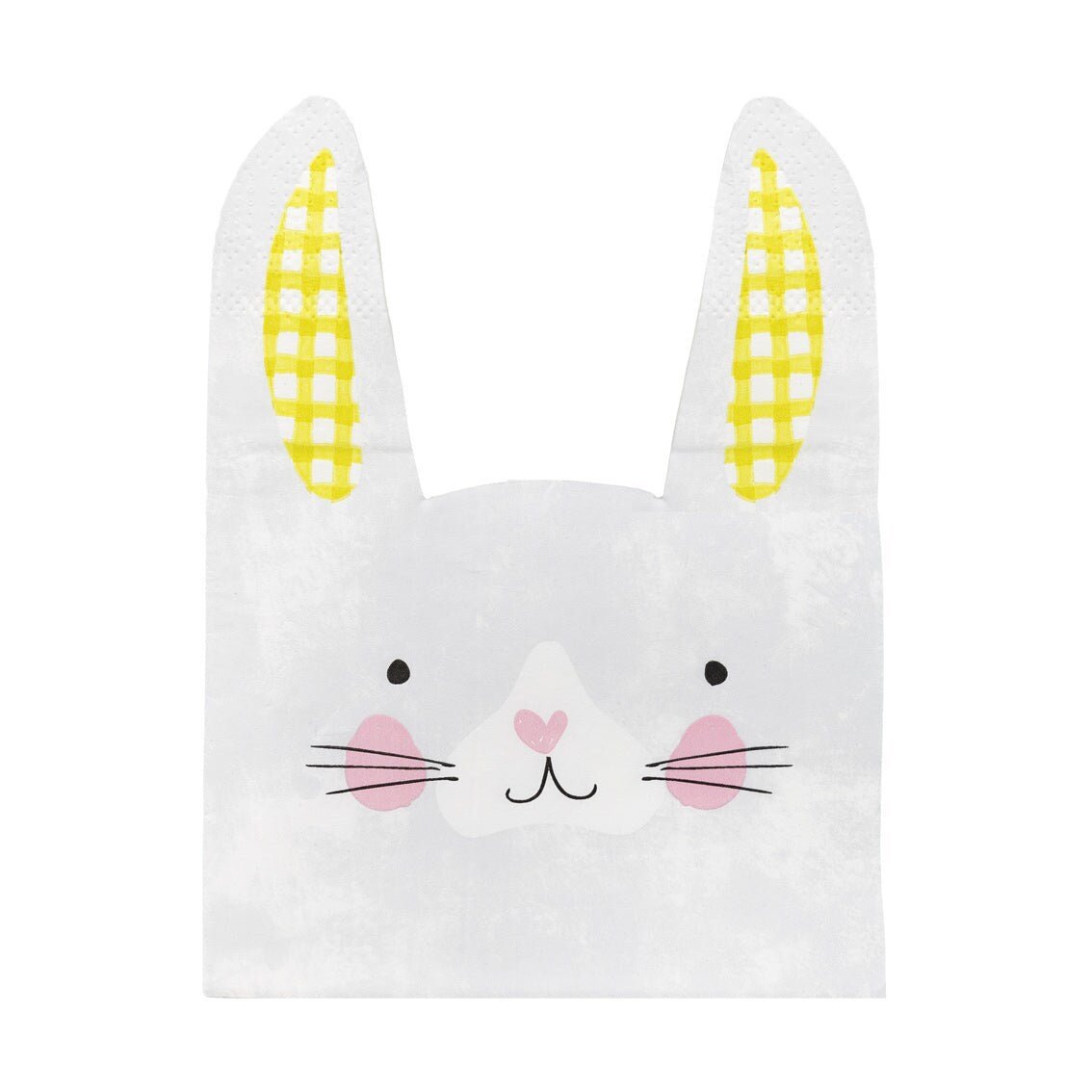 Plaid Ears Bunny Napkins - Stesha Party