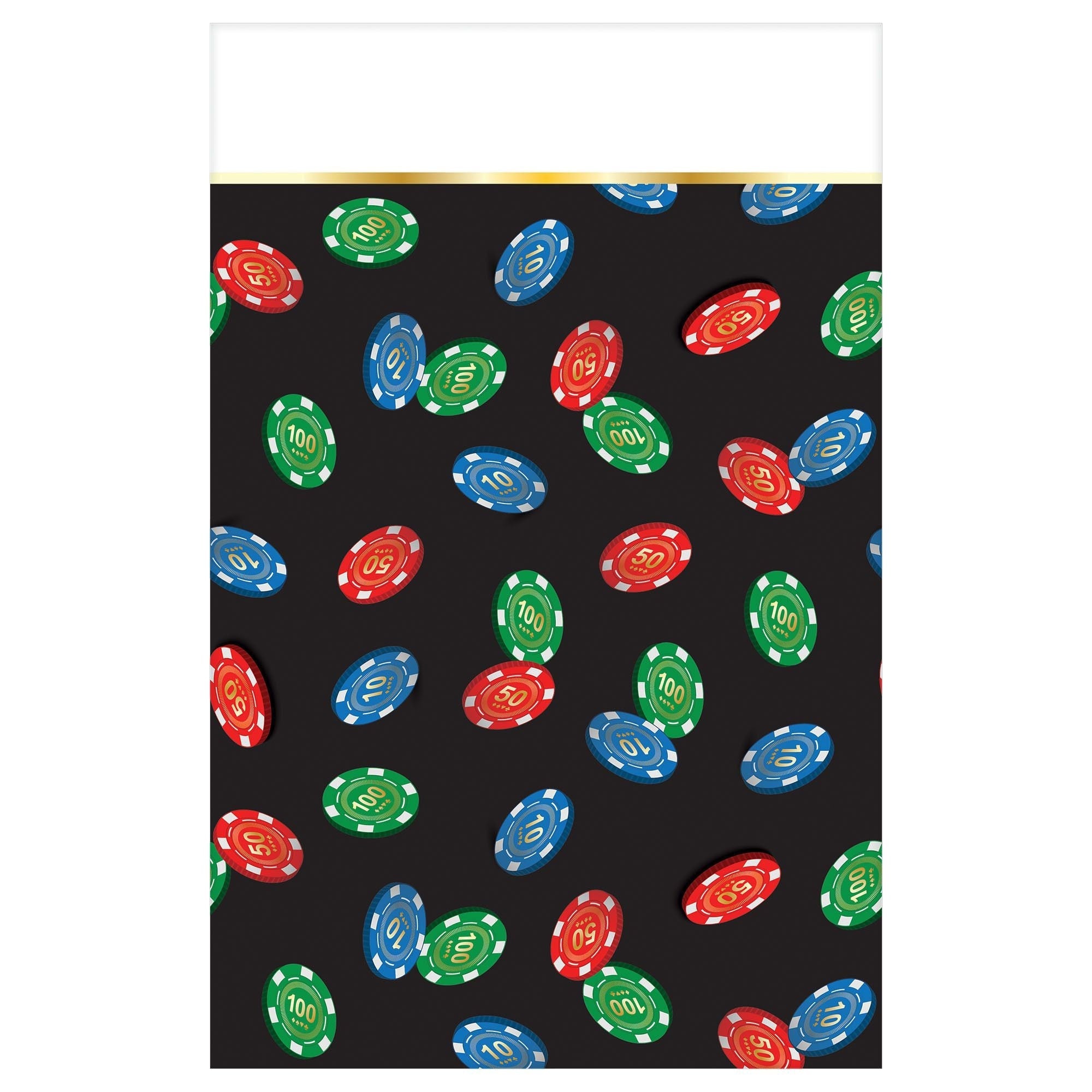 Poker Chips Party Tablecloth - Stesha Party