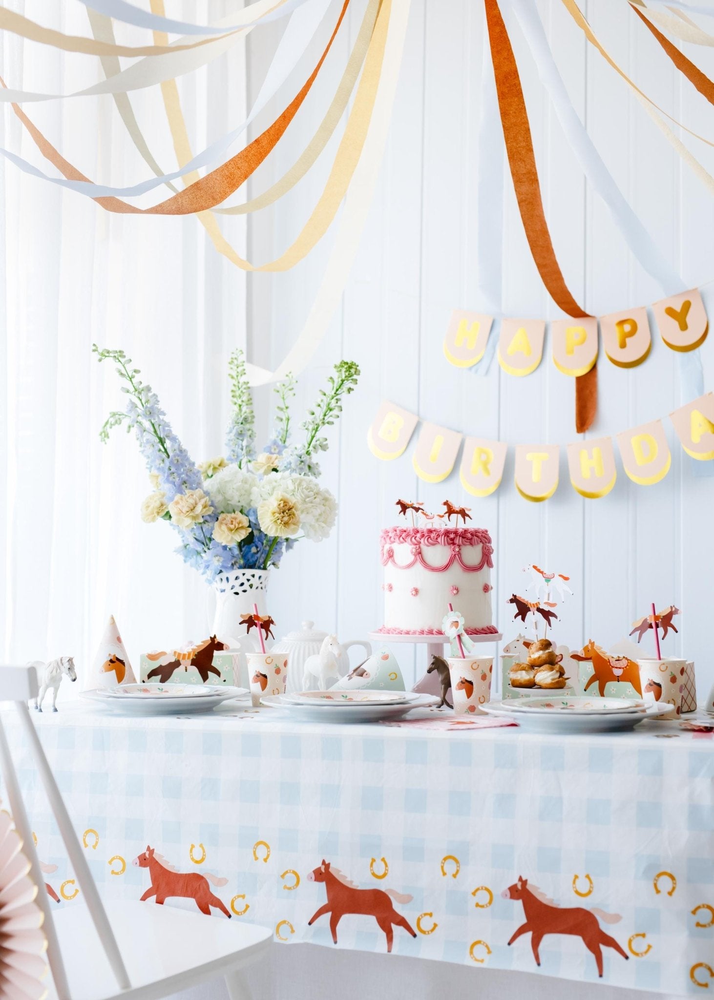 Pony Party Cake Plates 6ct - Stesha Party