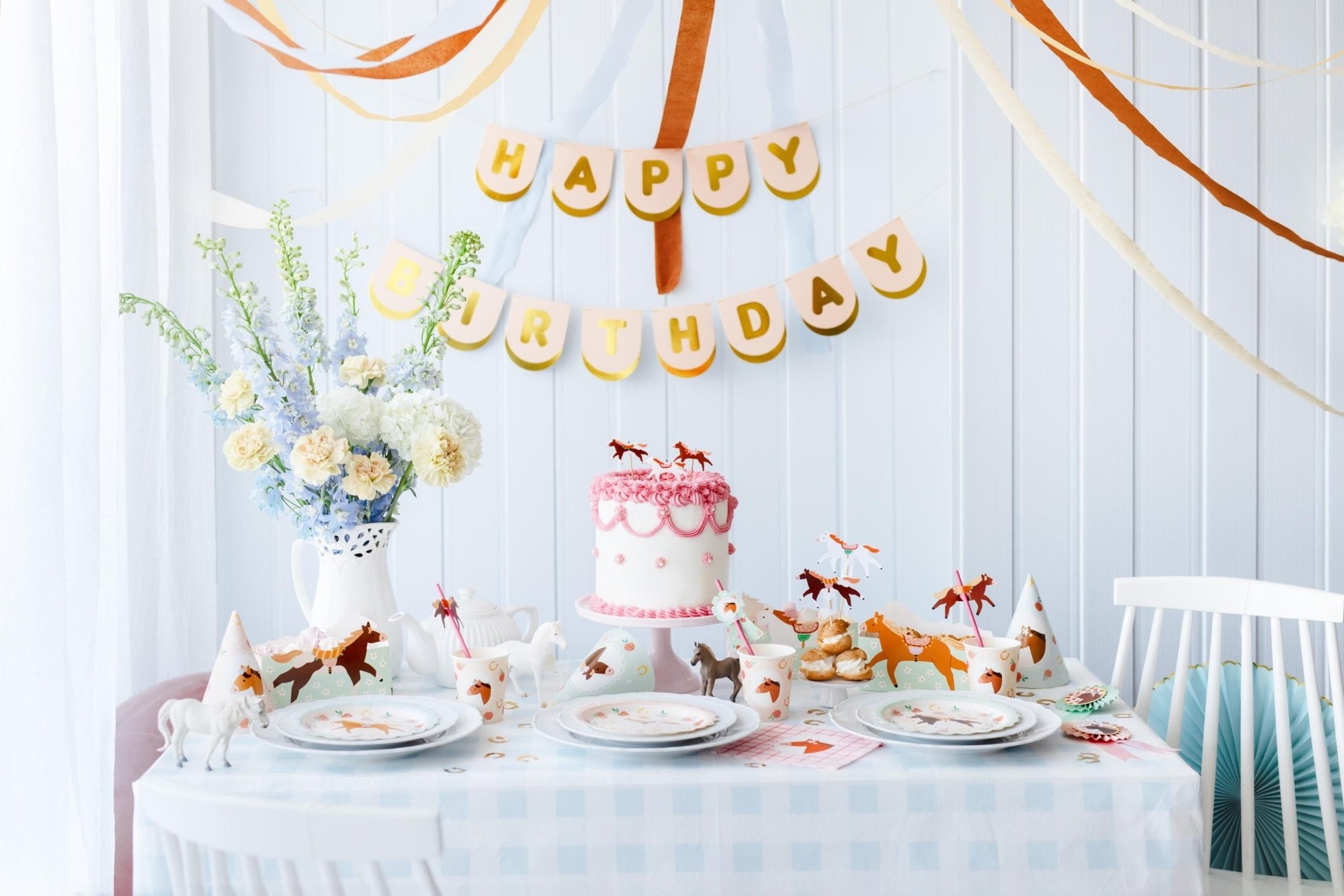 Pony Party Hats 6ct - Stesha Party