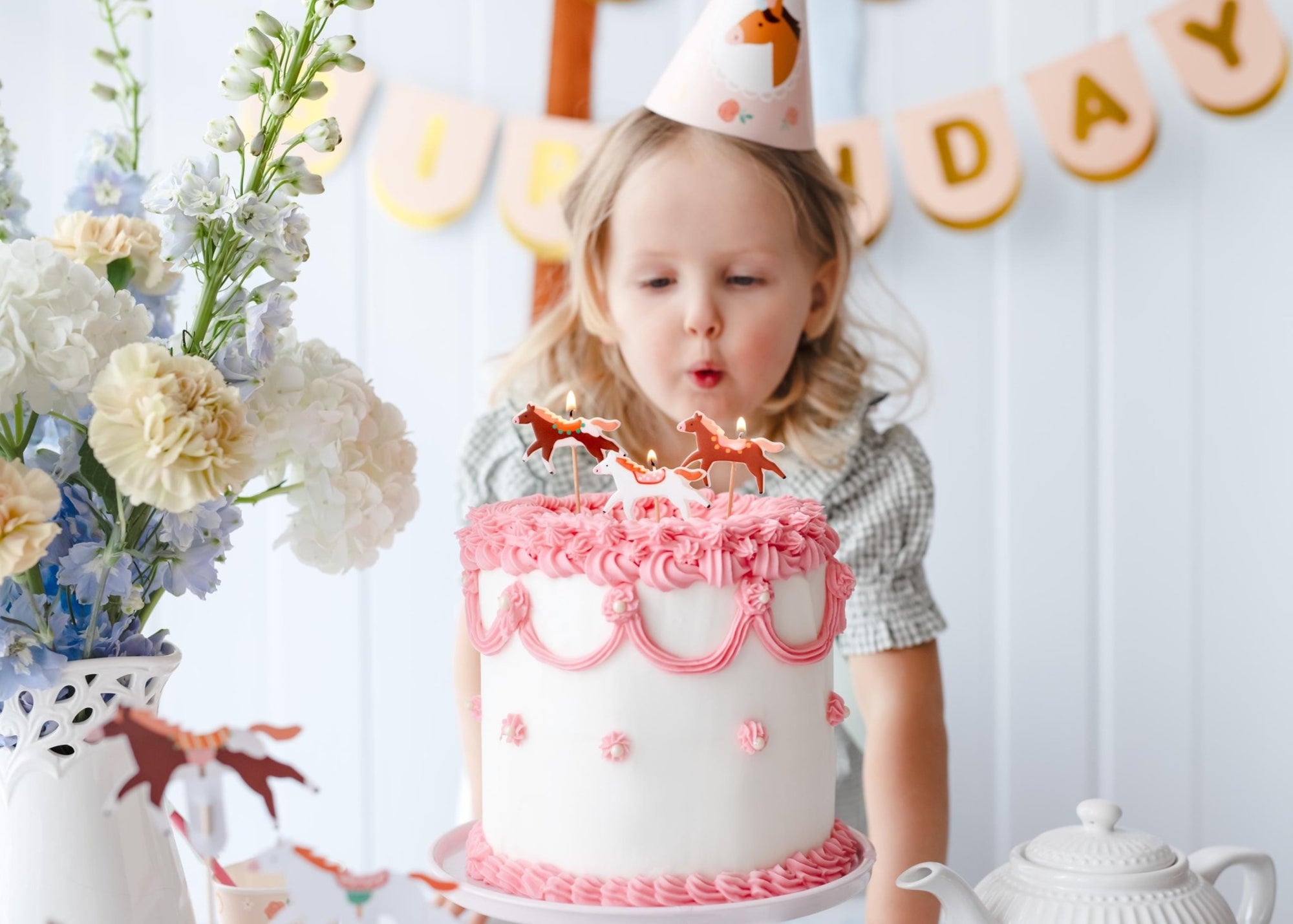 Pony Party Hats 6ct - Stesha Party