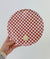 Red Checkered Paper Plates 8ct - Firetruck Party Decorations, Barbecue Party Plates, Transportation Party, Train Baby Shower, Summer Picnic