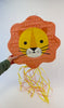 Orange Lion Party Pinata - Safari Animal Piñata, Zoo Birthday Party, Jungle Theme Party, Wild One Birthday, Party Centerpiece, Birthday Game
