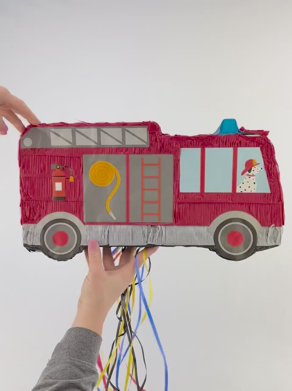 Blazing Firetruck Pinata