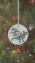 Christmas Dinosaur Ornament - Dinosaur Christmas Decorations, Gift for Kids, Kids Holiday Decor, 2023 Christmas Ornaments, Kids Ornaments