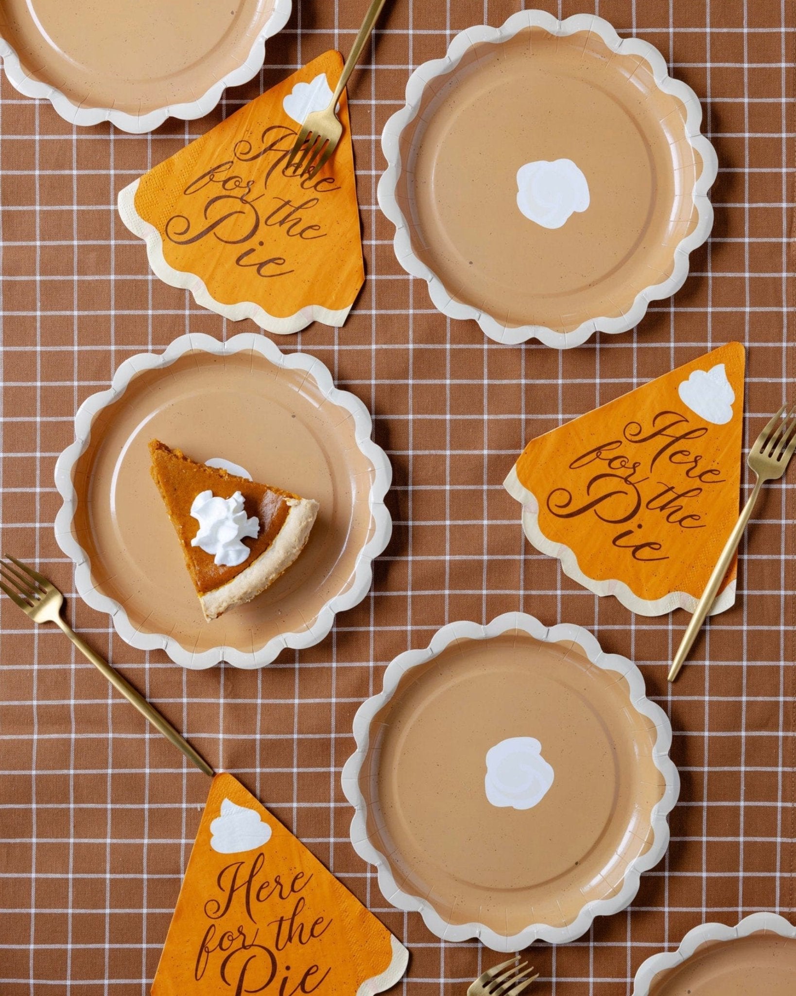 Pumpkin Pie Napkins - Stesha Party