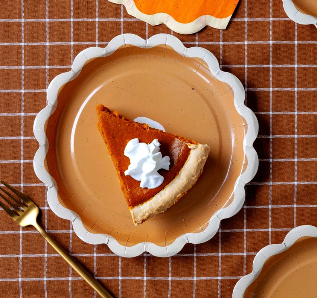 Pumpkin Pie Plates - Stesha Party