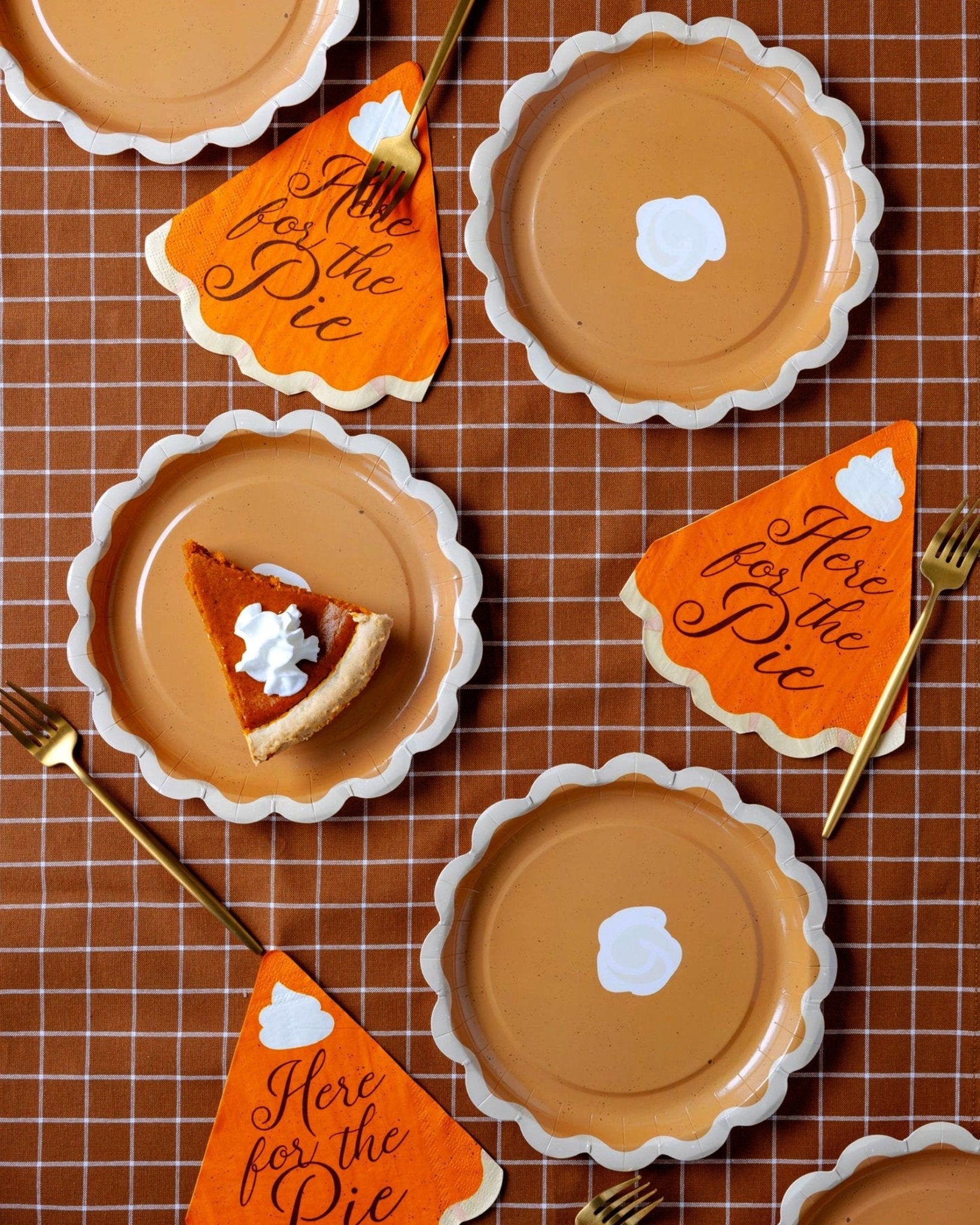 Pumpkin Pie Plates - Stesha Party