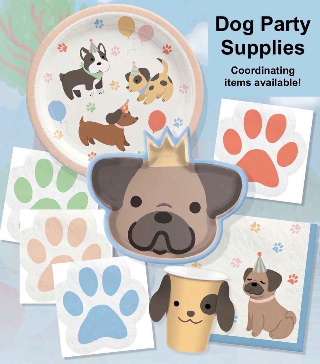 Puppy Birthday Dinner Plates - Stesha Party