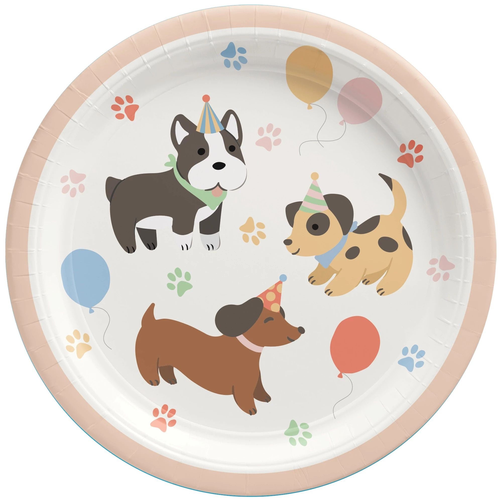 Puppy Birthday Dinner Plates - Stesha Party