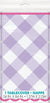Purple Gingham Party Tablecloth - Stesha Party