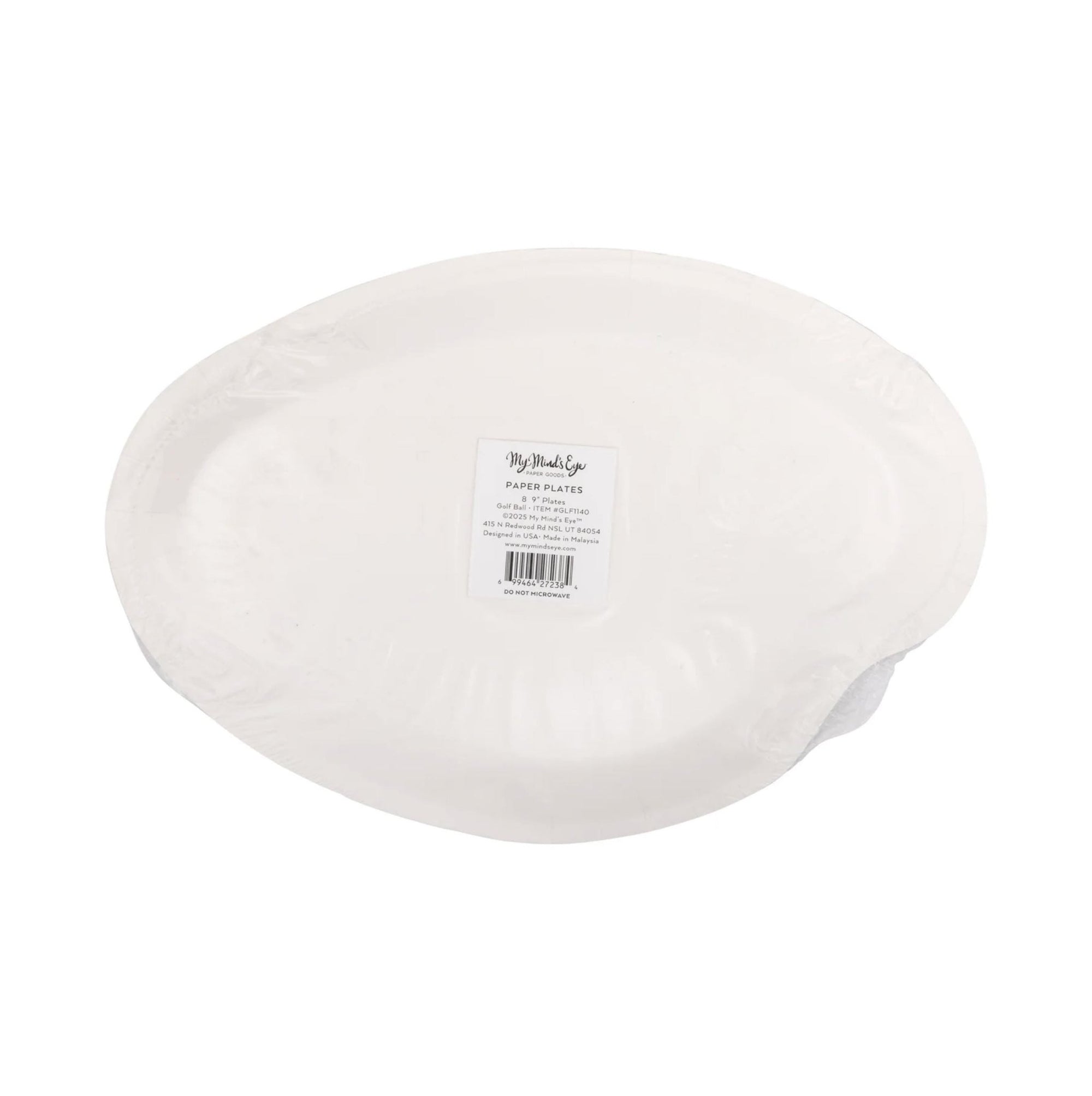 Putting Green Golf Plates 8ct - Stesha Party