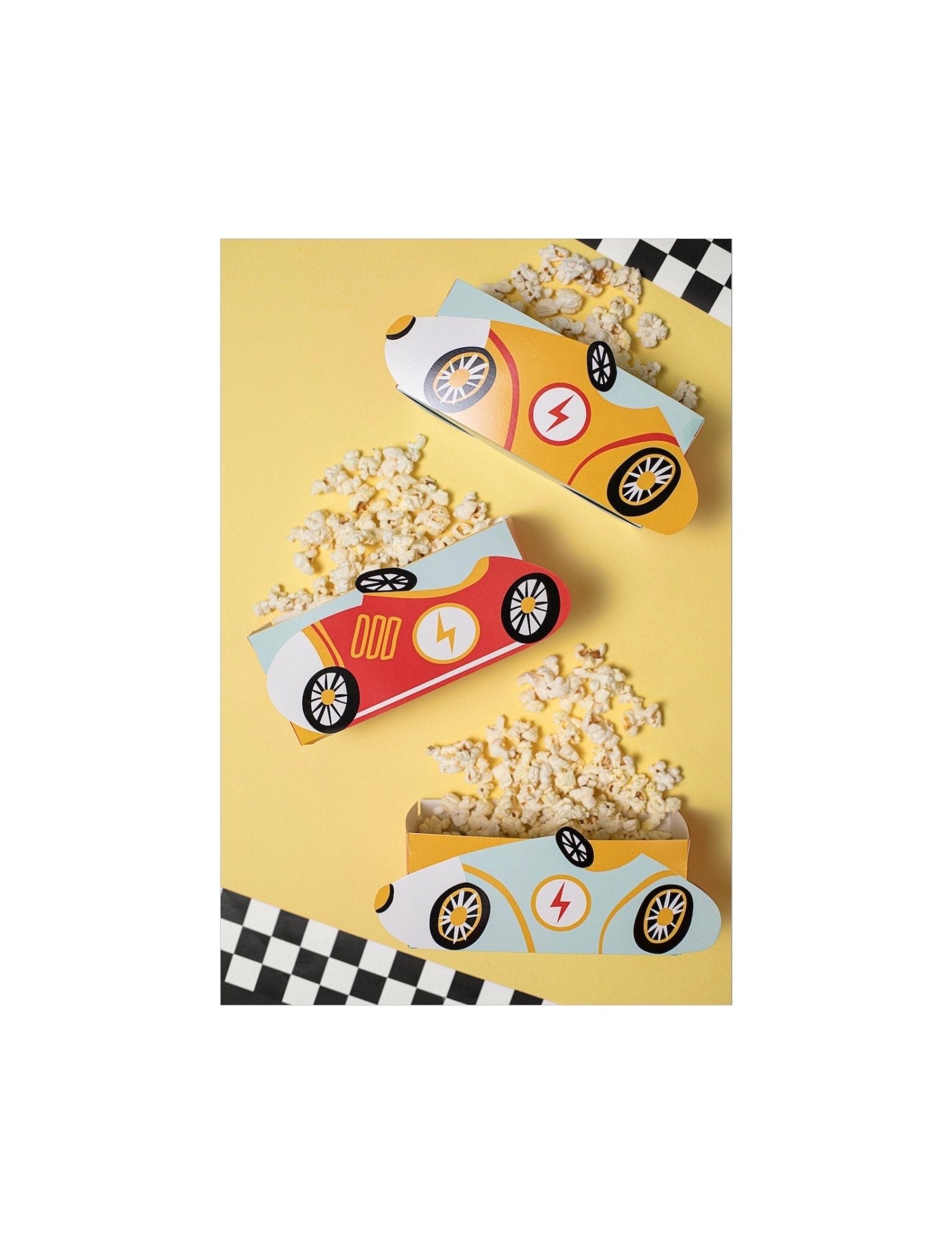 Race Car Snack Boxes - Stesha Party