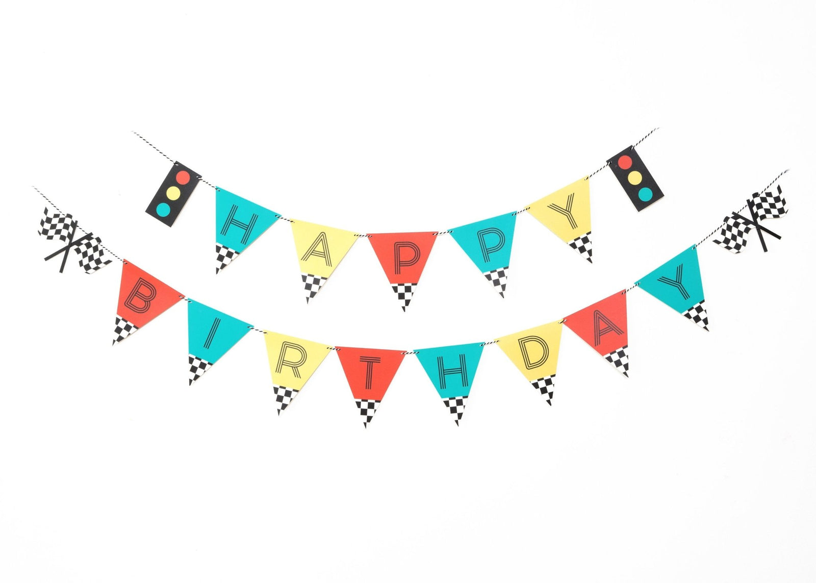 Racing Birthday Banner - Stesha Party