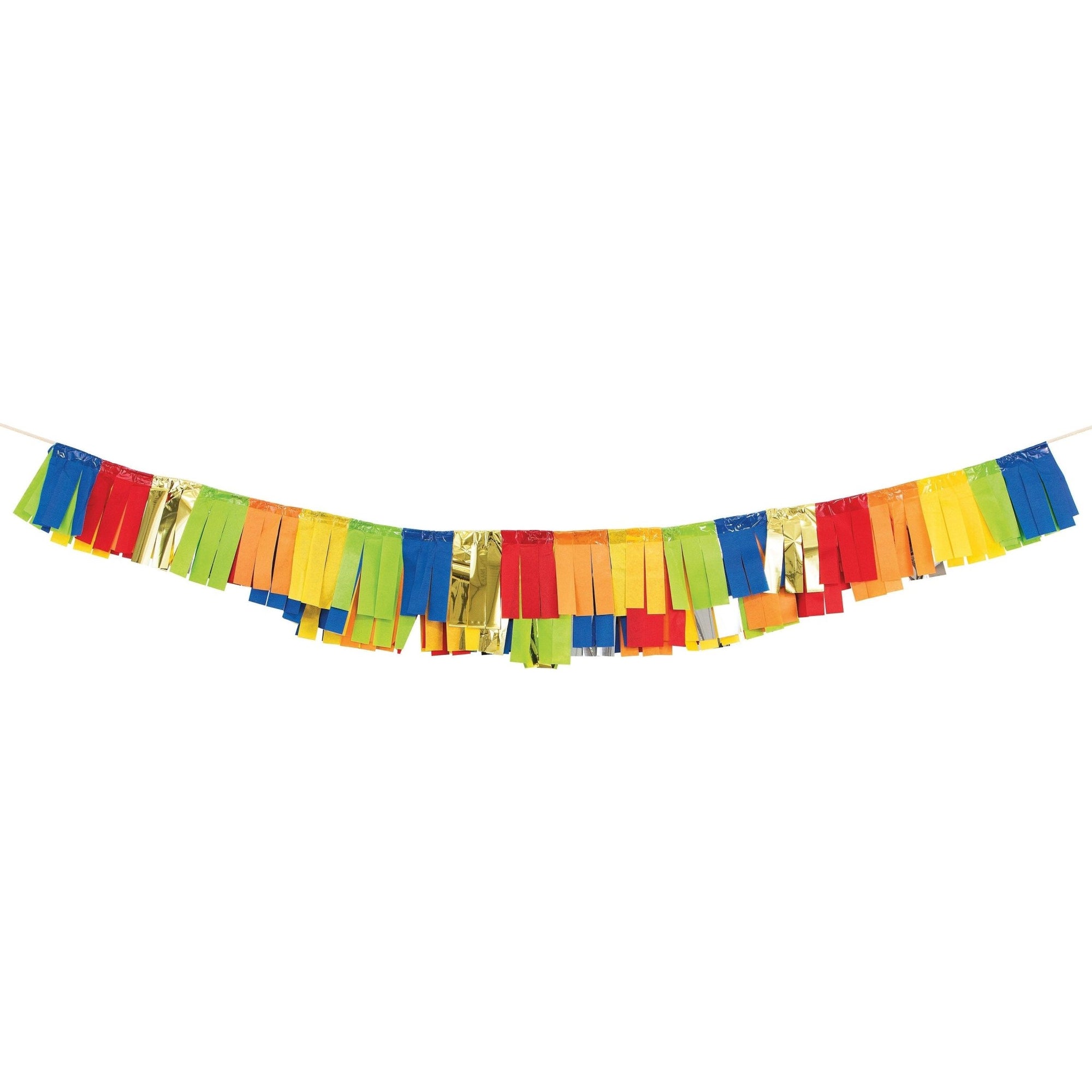 Rainbow Tissue Garland - Stesha Party