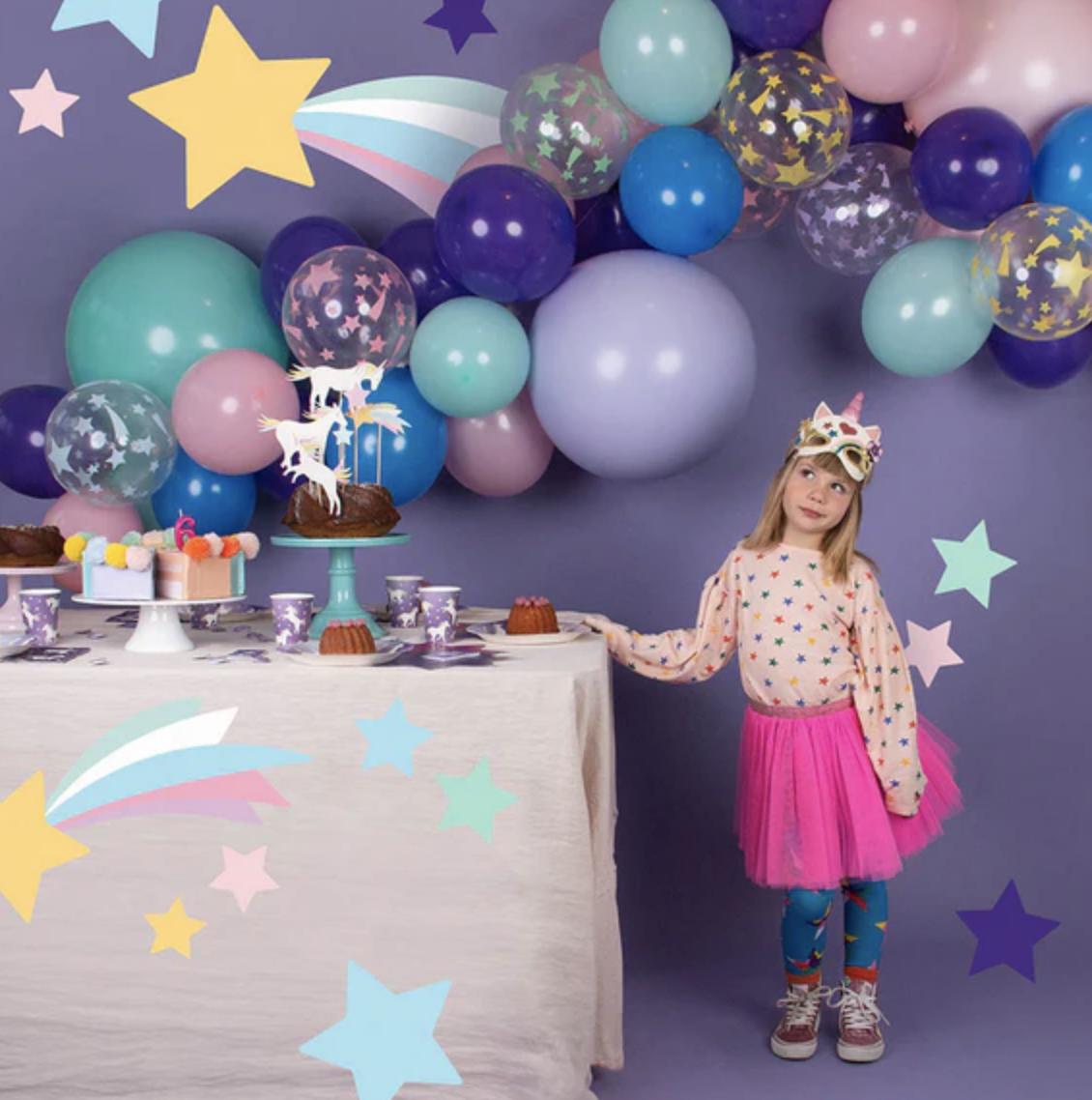 Rainbow Unicorn Party Napkins - Stesha Party