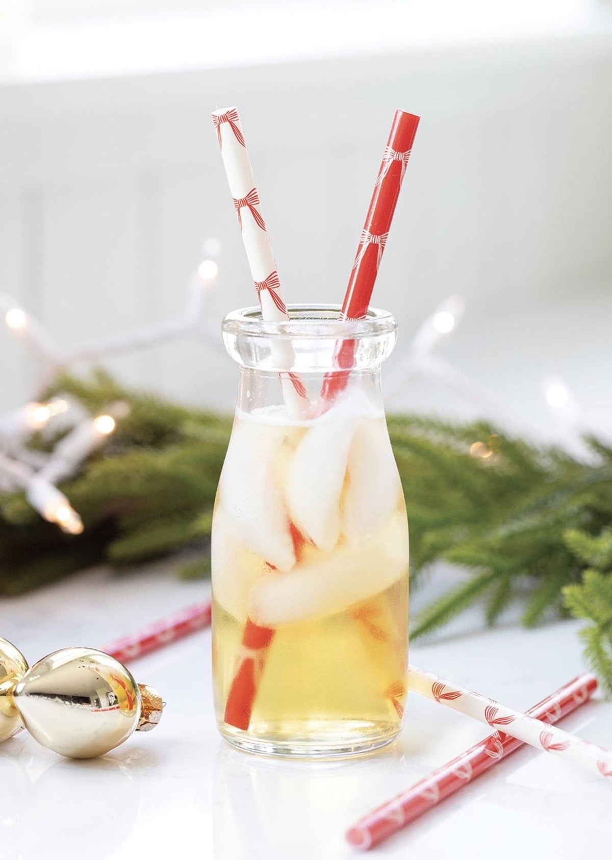 Red Bows Reusable Straws - Stesha Party