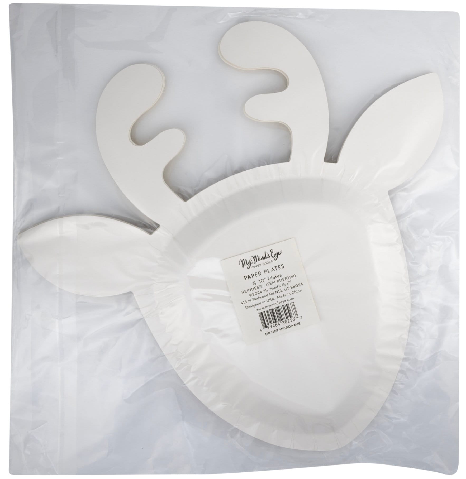 Reindeer Shaped Plates - Stesha Party