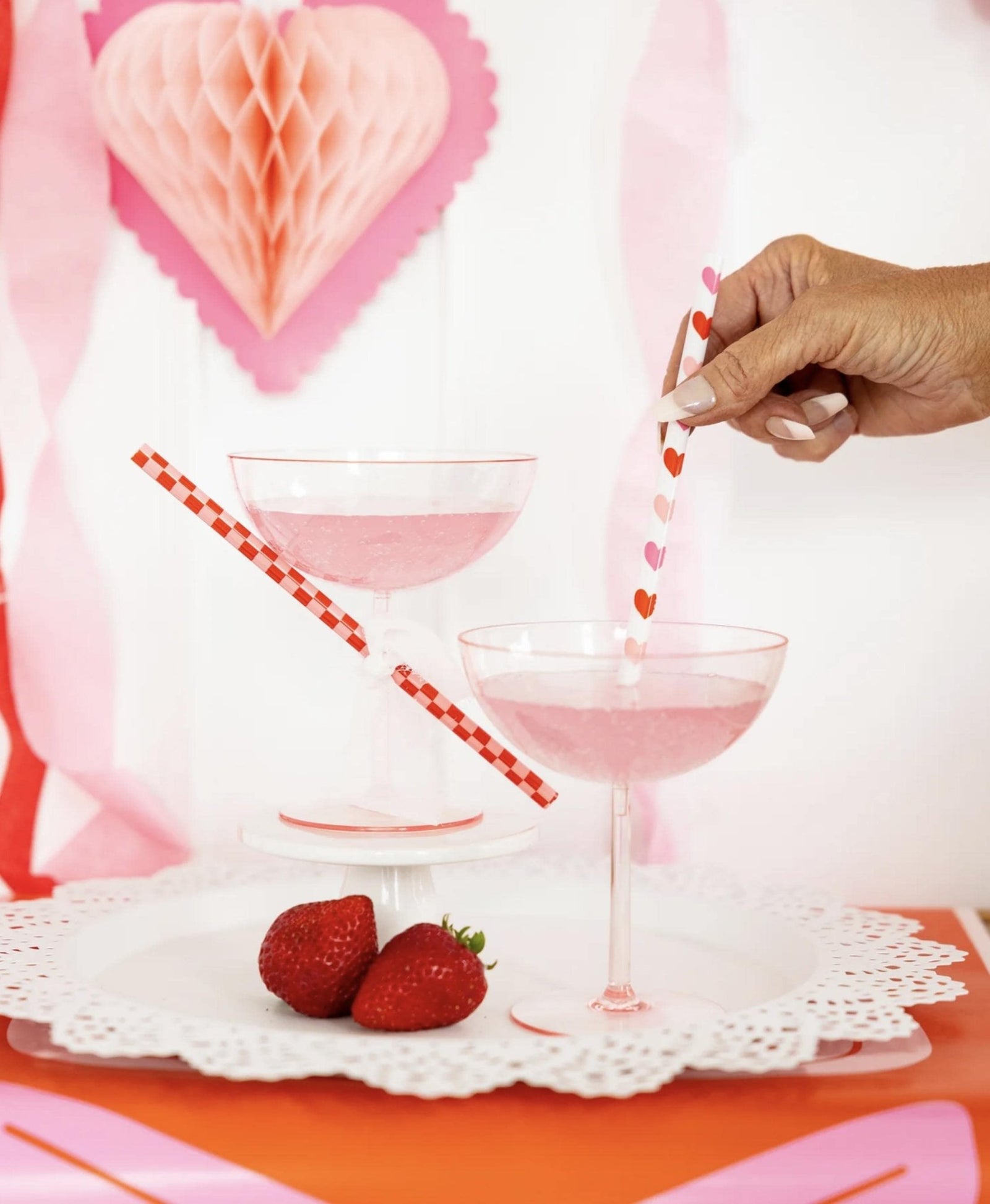 Reusable Heart Straws - Stesha Party