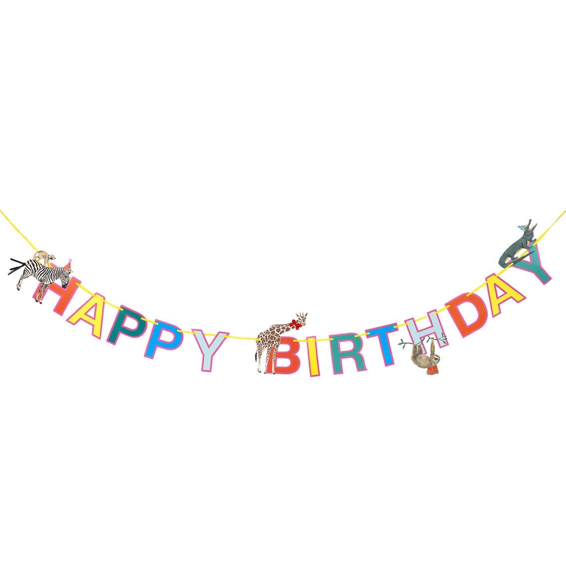 Safari Animal Birthday Banner - Stesha Party