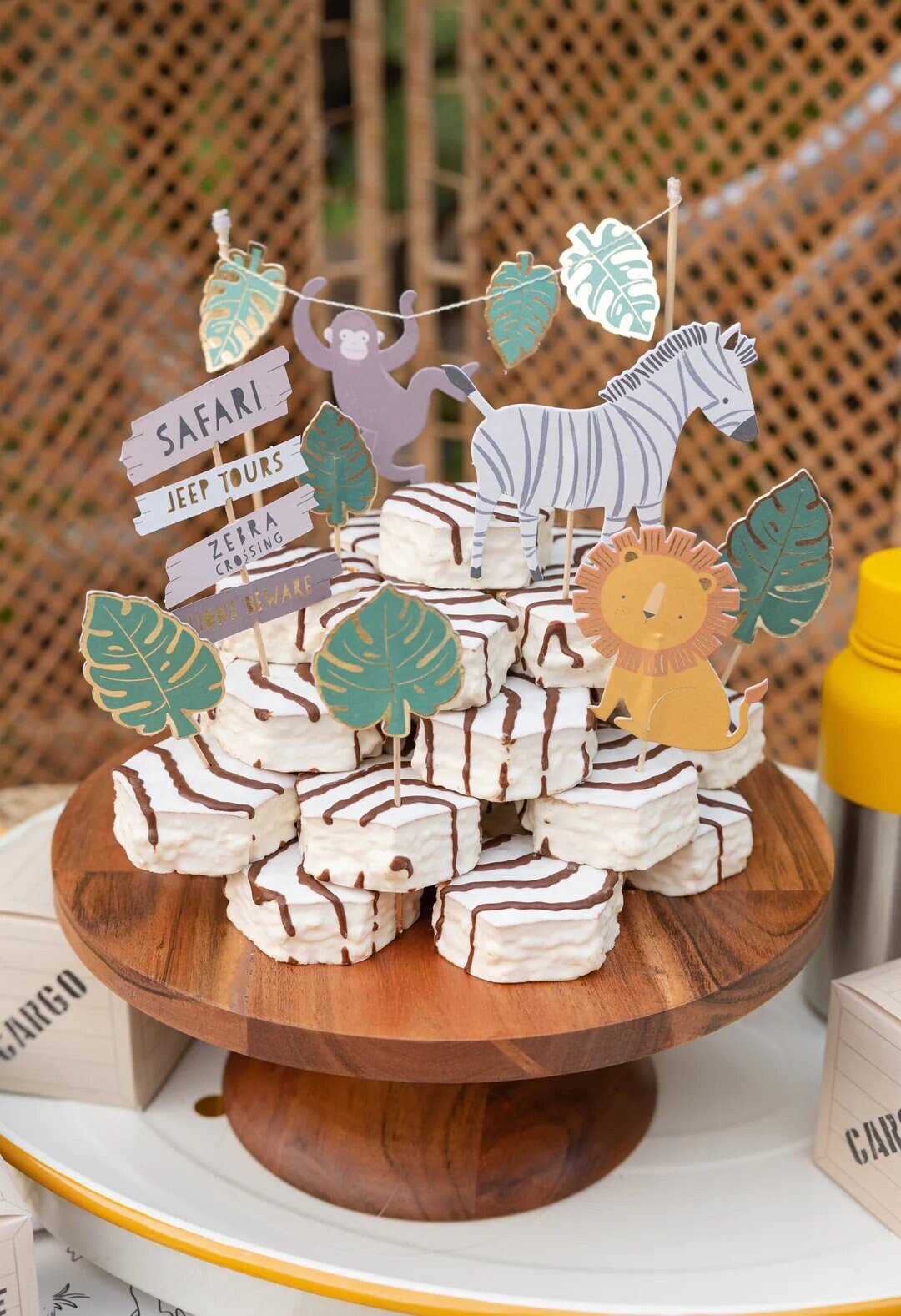 Safari Animal Cake Topper Decorations - Stesha Party