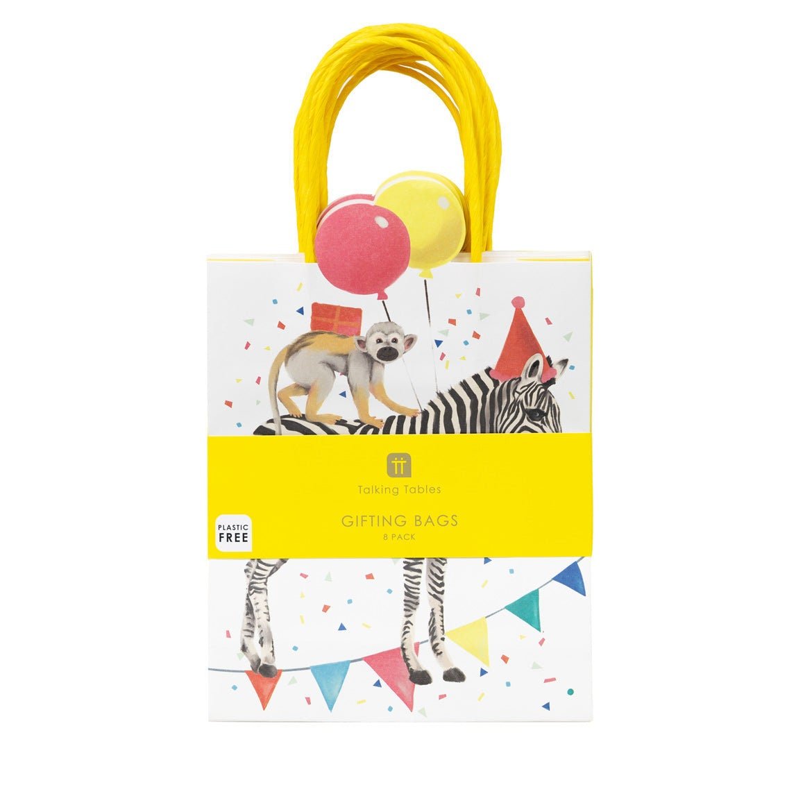 Safari Animal Paper Gift Bags 8ct - Stesha Party