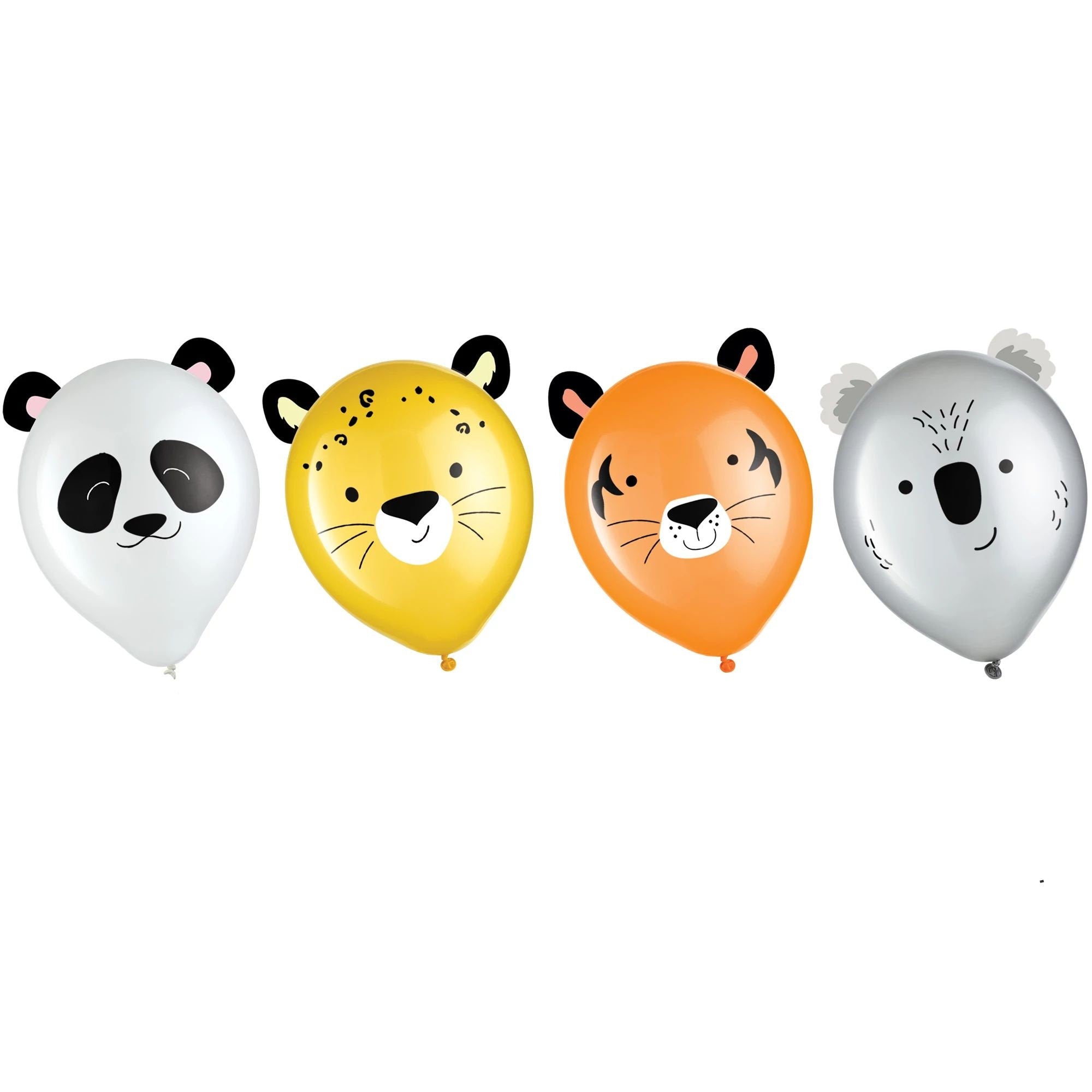 Safari Animal Party Balloons 6ct - Stesha Party