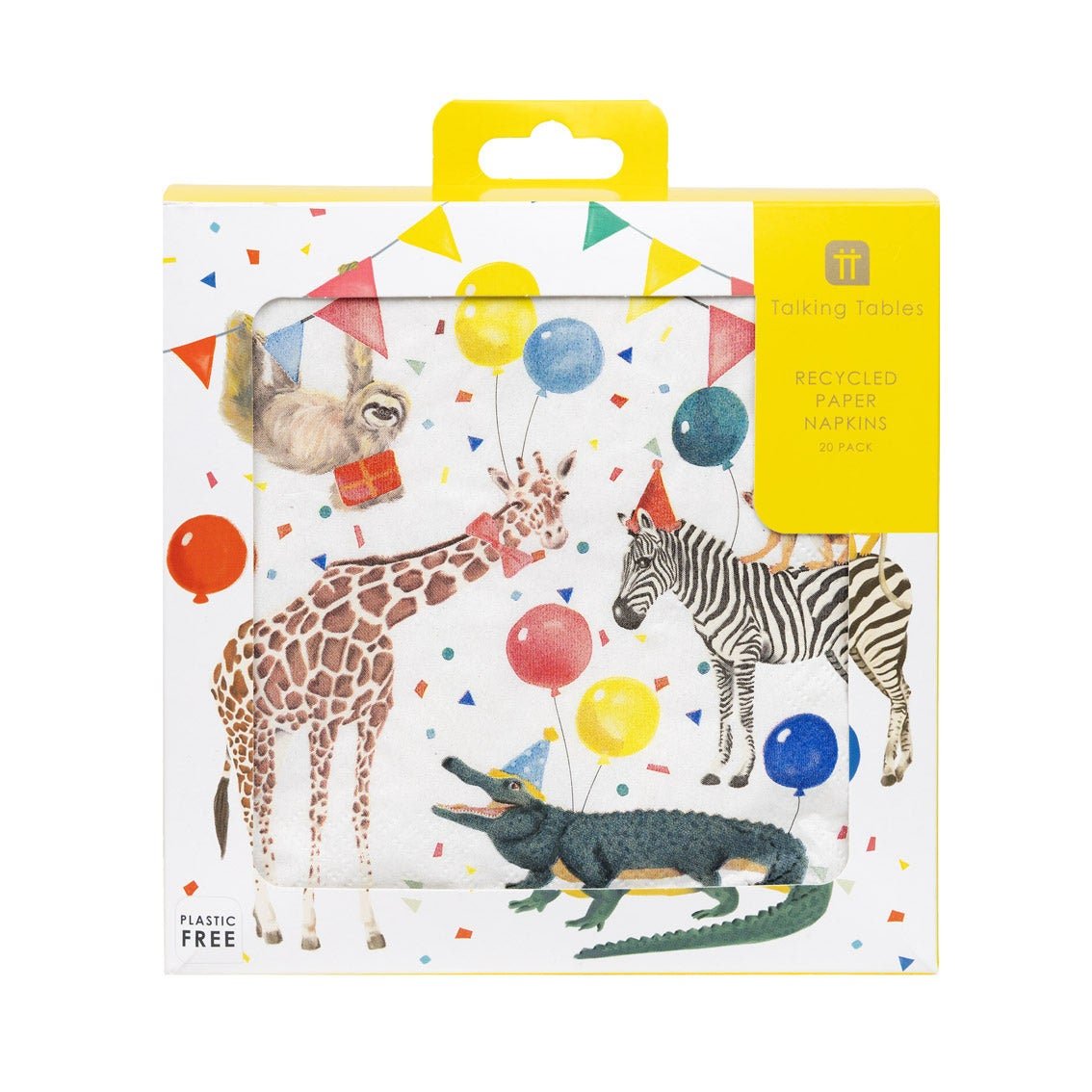 Safari Party Animals Paper Napkins 20ct - Stesha Party