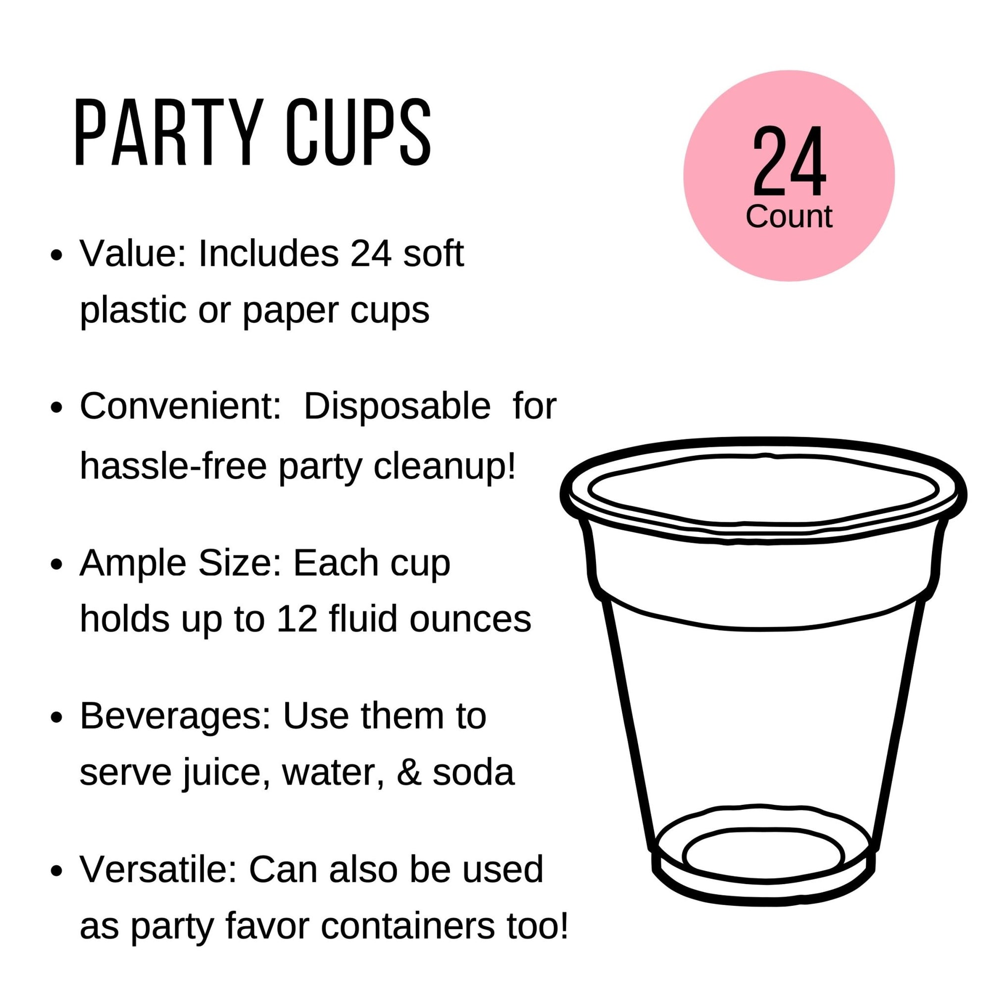 Safari Party Cups 24ct - Stesha Party
