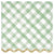 Sage Green Gingham Paper Luncheon Napkins 16ct - Stesha Party