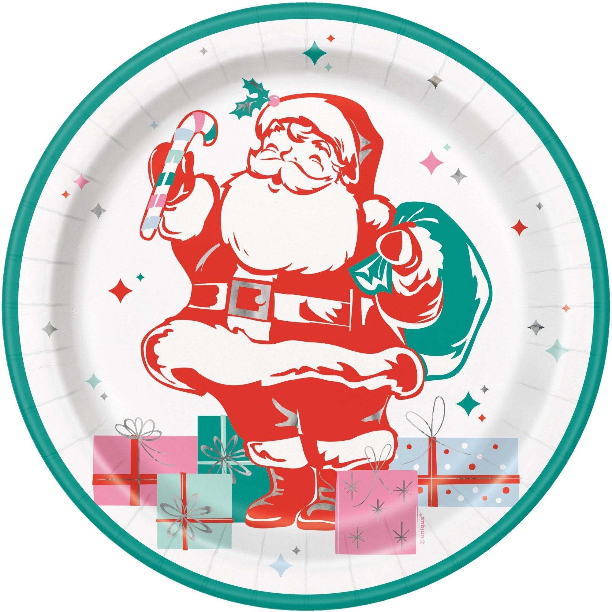 Santa Party Plates - Stesha Party