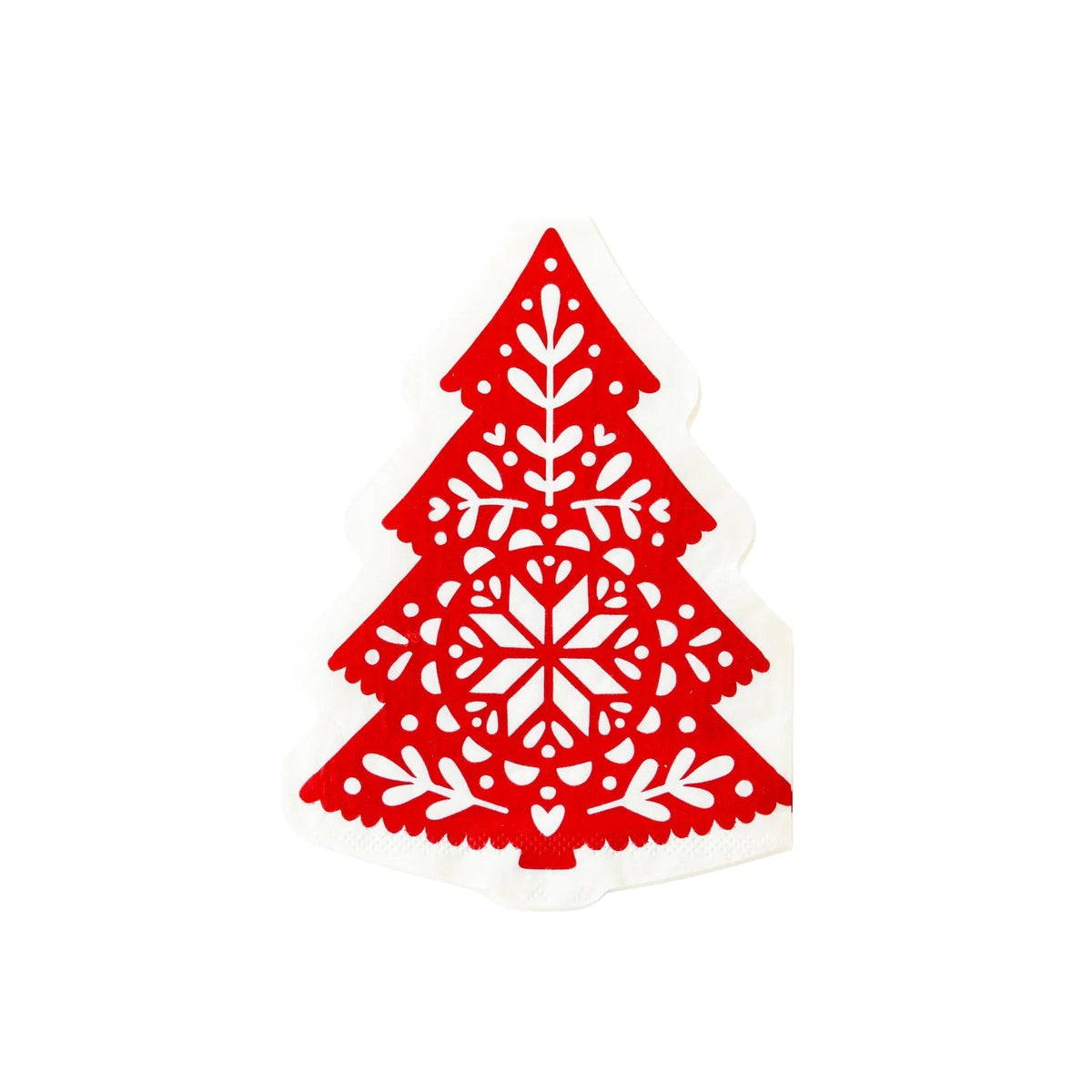 Scandinavian Christmas Tree Napkins - Stesha Party