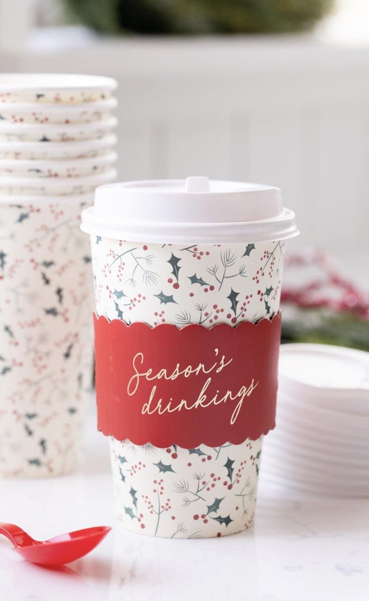 Season&#39;s Drinkings To Go Cups - Stesha Party