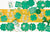 Shamrock Party Plastic Straws 8ct - Stesha Party