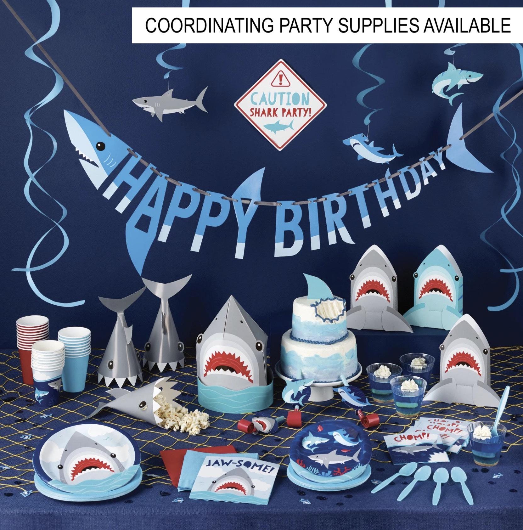 Shark Party Pinata - Stesha Party