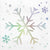 Silver Iridescent Snowflake Supplies - Stesha Party