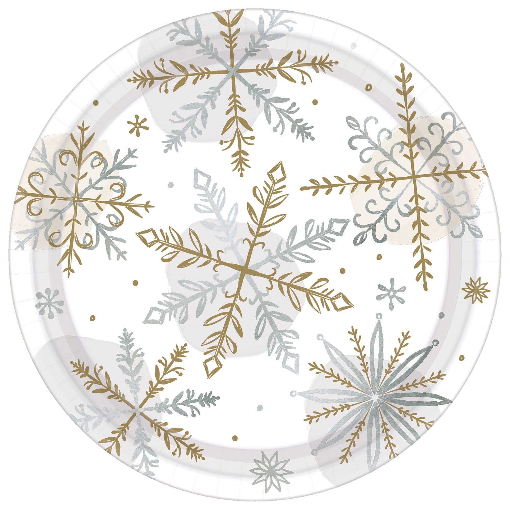 Snowflake Plate & Napkin Party Set - Stesha Party