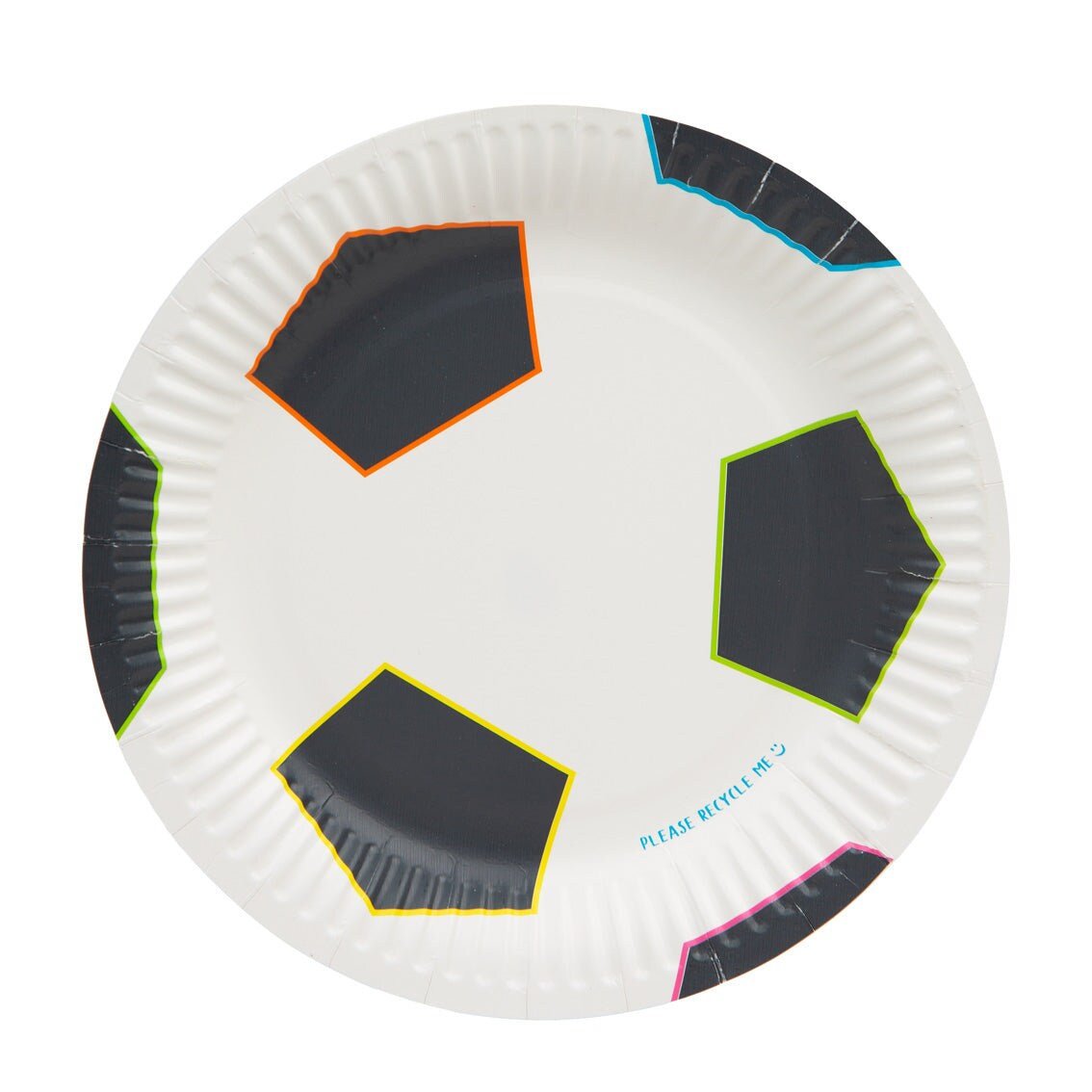 Soccer Ball Cake Plates 12ct - Stesha Party