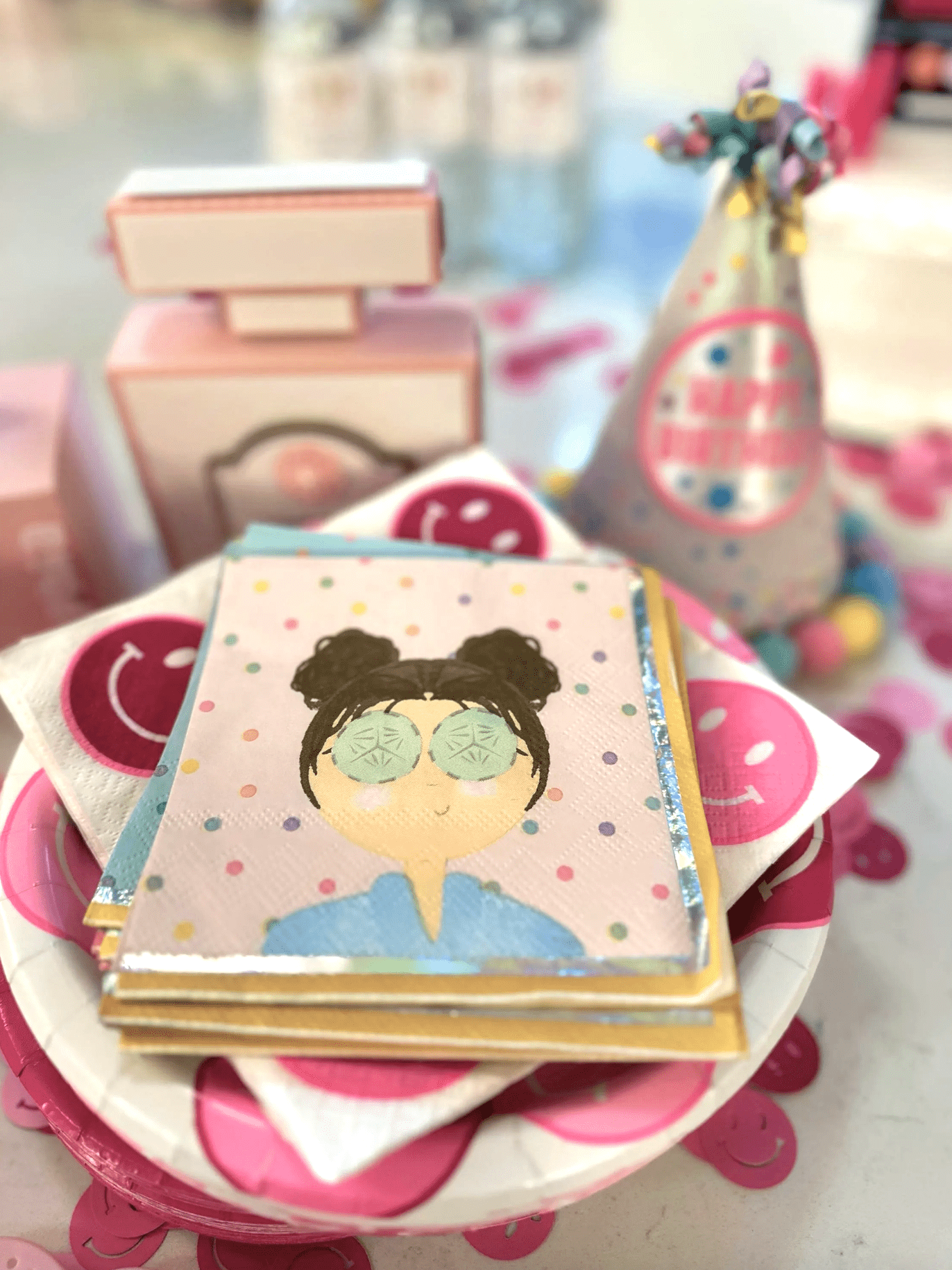 Spa Birthday Napkins 16ct - Stesha Party